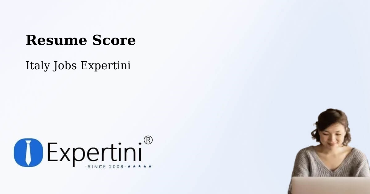 Resume Score & Job Description Match Tool – Argelato - Italy Jobs Expertini